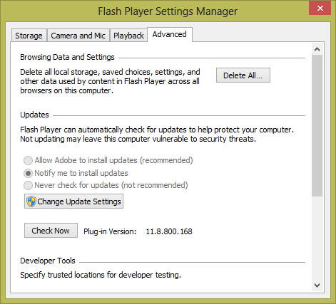 Adobe flash player update for mac os x 10.5 8 download