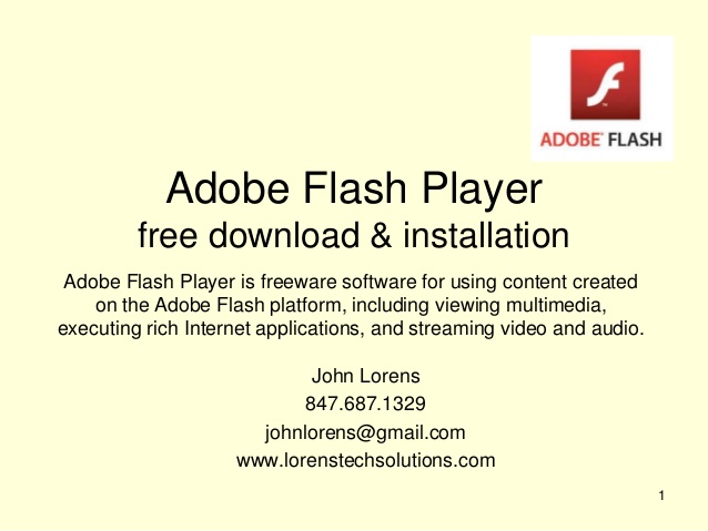 Adobe flash player download